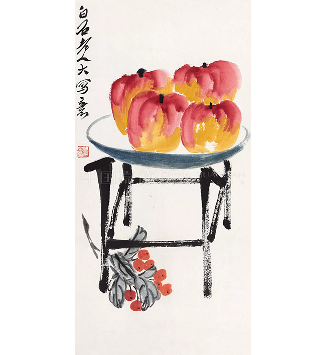 中國(guó)嘉德2019秋拍 | 畫壇獨(dú)步 歲歲平安——齊白石《花果四屏》