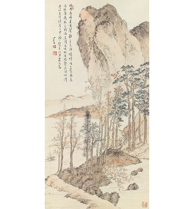 中國(guó)嘉德2019秋拍 | 讀書(shū)之樂(lè)四時(shí)有 江山為助筆縱橫——溥儒《四時(shí)山水》