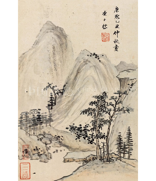 中國嘉德2019秋拍 |  大觀古書畫夜場之十七世紀(jì)“黃山畫派”專題